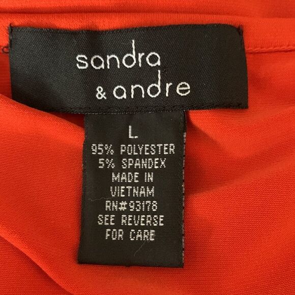 Sandra & Andre Orange Top - Picture 7 of 7